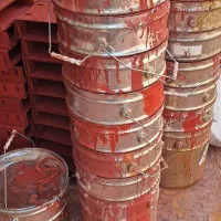 سطل  رنگ خالی فلزی ۲۵ کیلویی