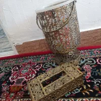 سطل و جا دستمال برنز|صنایع دستی و سایر لوازم تزئینی|کوهدشت, |دیوار