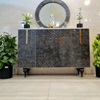 آینه و کنسول مدل رومی تنوع رنگ قهوه ای گرونتر|بوفه، ویترین، کنسول|مشهد, خواجه ربیع|دیوار