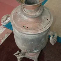 سماور و بخاری و سینی و یا مجمه قدیمی|کلکسیون اشیاء عتیقه|آمل, |دیوار