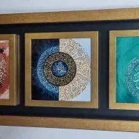 فروش کلی تابلو های معرق و فرش تزئینی|تابلو، نقاشی، عکس|سمنان, |دیوار