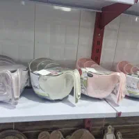 آبکش و لگن لیمون برنج شوی ۳ عددی لیمون جهیزیه عروس