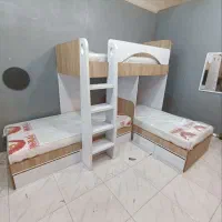 تختخواب دوطبقه سه تخته مدل D-055