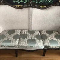 مبلمان استیل 9نفر با سه میز|مبلمان خانگی و میز عسلی|تهران, مینی‌سیتی (شهرک نفت)|دیوار