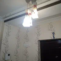 لوستر  سقفی چوبی فلزی|لوستر و چراغ آویز|بندرعباس, |دیوار