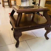 مبل ۷ نفره و میز ناهار خوری ۶ نفره همراه میز وسط|مبلمان خانگی و میز عسلی|کرج, کوی مهر|دیوار