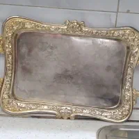 سینی قدیمی برنزی|کلکسیون اشیاء عتیقه|سنندج, |دیوار