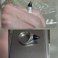 انگشتر عقیق سه پوست کله قندی