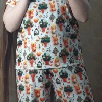 ست خانگی نخ پنبه اعلا|لباس|الشتر, |دیوار