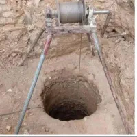 چاهکن.مغنی حفار چا ه کن رده لوله وصل ایگو کنده کار