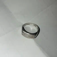 حلقه پلاتین (نگین برلیان) مردانه