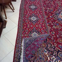 کناره کاشان ۴ ترنج لچک دار دستباف  کمیاب بینظیر|فرش|پردیس, فاز ۲|دیوار