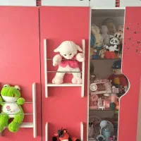 کمد کودک همراه ویترین از جنسMDF