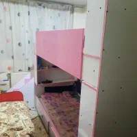 تخت خواب دو طبقه|تخت و سرویس خواب|فولادشهر, مسکن مهر فولادشهر|دیوار