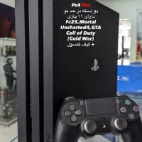 ps4 pro با دو دسته ،درحد نو