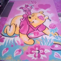 قالیچه اتاق کودک بهمراه پادر ی