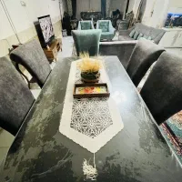 میز و صندلی ناهارخوری ۶ نفره در حد