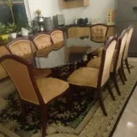 ی دست میزغذاخوری هشت نفره وی میزتلویزیون