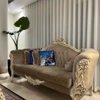 مبل استیل ۸ نفره چوب راش