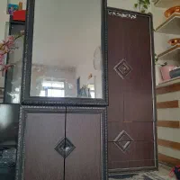 ست کمد لباس و بوفه و جاکفشی ریلی به همراه کمد بچه