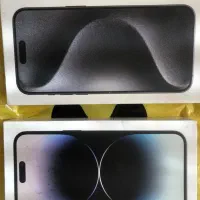 آیفون 14 و 15پرومکس مشکی  باتری ۱۰۰ در حد