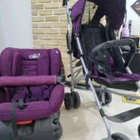کالسکه عصایی دلیجان و صندلی ماشین ست