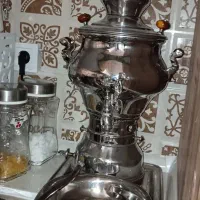سماور افسون در حد نو|کلکسیون اشیاء عتیقه|اصفهان, باغ فدک|دیوار