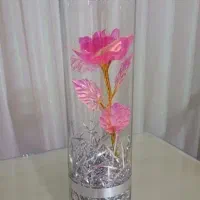 گل شیشه ای و دکوری شمعی