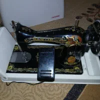 چرخ خیاطی سانتیر قدیمی با پدال برقی