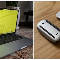 MacBook Air 2025 skyblue + مجیک موس ۲