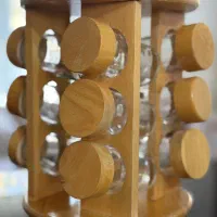 جا ادویه چرخشی|ظروف نگهدارنده، پلاستیکی، یک‌بارمصرف|جوانرود, |دیوار