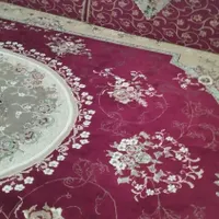 قالی و پشتی در حد نو
