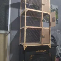 قفس جفتگاه کبوتر کفتر مرغی خرگوش400چوب