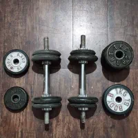 دمبل متغیر بدنسازی خانگی و وزنه و صفحه