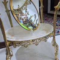 میز برنج اصل خودم سفارشی خریدم برای هفت سین|میز تلفن|قرچک, میرزائی شمالی|دیوار