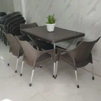 میزپلاستیکی صندلی پلاستیکی میزتاشو میزغذاخوری|میز و صندلی غذاخوری|مشهد, توس (بلوار توس)|دیوار