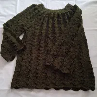 بلوز قلاب بافی زنانه