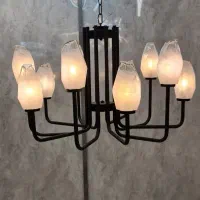 لوستر حباب سنگی