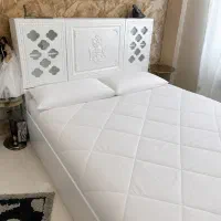 تخت خواب دو نفره MDF سفید ممبران