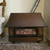 بخاری گاز سوز نیک کالا طرح شومینه