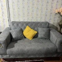 مبل ۷نفره همراه میز و عسلی|مبلمان خانگی و میز عسلی|میانه, |دیوار