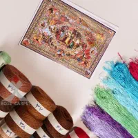 سلاطین انحصاری نخ و نقشه آماده بافت|تابلو فرش|تهران, تهرانسر شمالی|دیوار