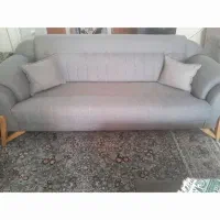 مبل 8 نفره طوسی رنگ