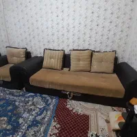 مبل راحتی ۷نفره چرم|مبلمان خانگی و میز عسلی|الشتر, |دیوار