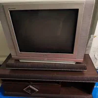 میز تلویزیون و تلویزیون 29اینچ سامسونگ|تلویزیون و پروژکتور|بروجن, |دیوار