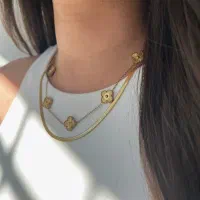 گوشواره لاله نگین دار