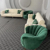 مبل راحتی ۷ نفره ونوس با چوب روسی|مبلمان خانگی و میز عسلی|تهران, شهرک ولیعصر جنوبی|دیوار