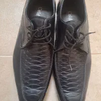 کفش چرم نو|کیف، کفش، کمربند|قم, انسجام|دیوار