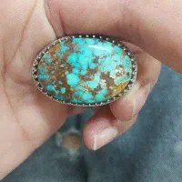 اگشتر فیروزه رکاب کار دست