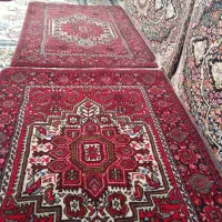 چهار عدد فرش زرچرک و یک جفت فرش پشتی
